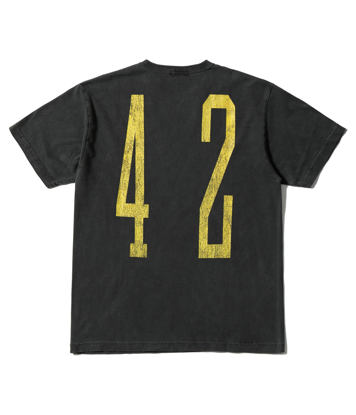 Lot No. MO77704 / MODUCT PIGMENT DYED UNLUCKY NUMBER T-SHIRT (SHORT SLEEVE)
