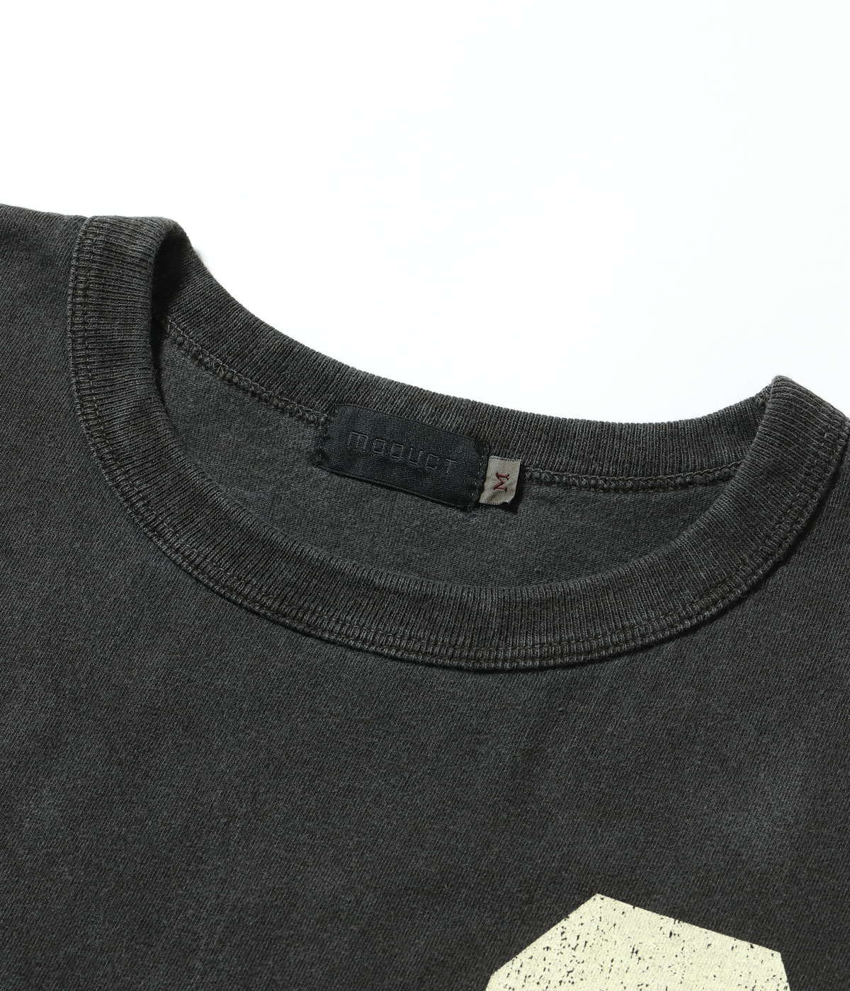 Lot No. MO77704 / MODUCT PIGMENT DYED UNLUCKY NUMBER T-SHIRT (SHORT SLEEVE)