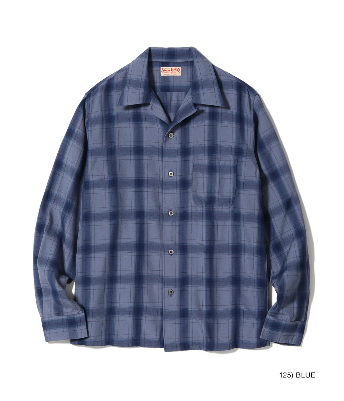 Lot No. SC29377 / RAYON COVERT CHECK OPEN SHIRT