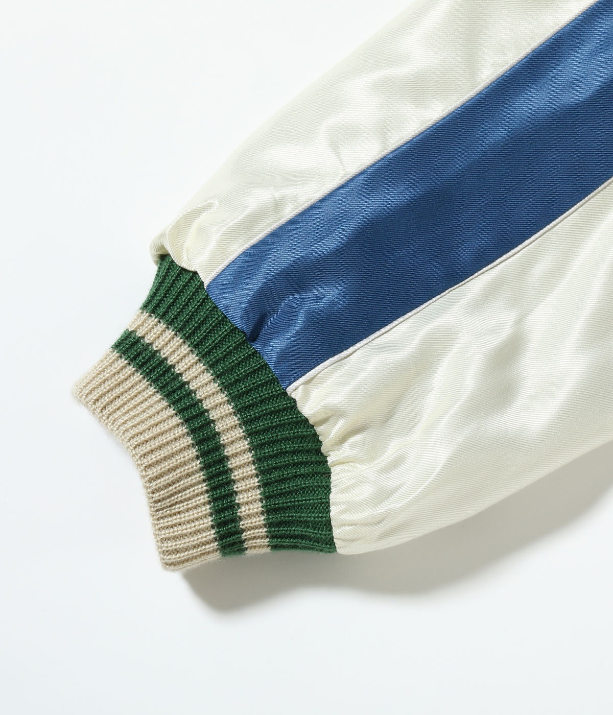 Lot No. TT15682-162 / Early 1950s Style Acetate Souvenir Jacket WHITE EAGLE  LANDSCAPE