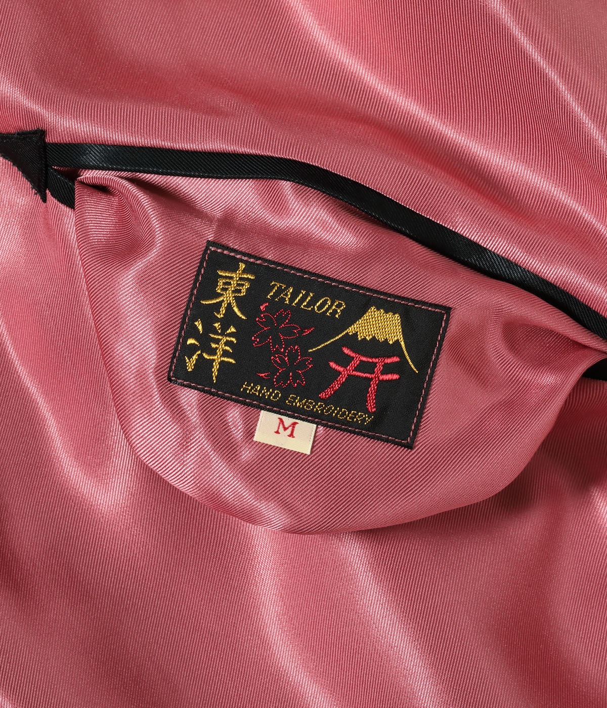 Lot No. TT15682-162 / Early 1950s Style Acetate Souvenir Jacket WHITE EAGLE  LANDSCAPE