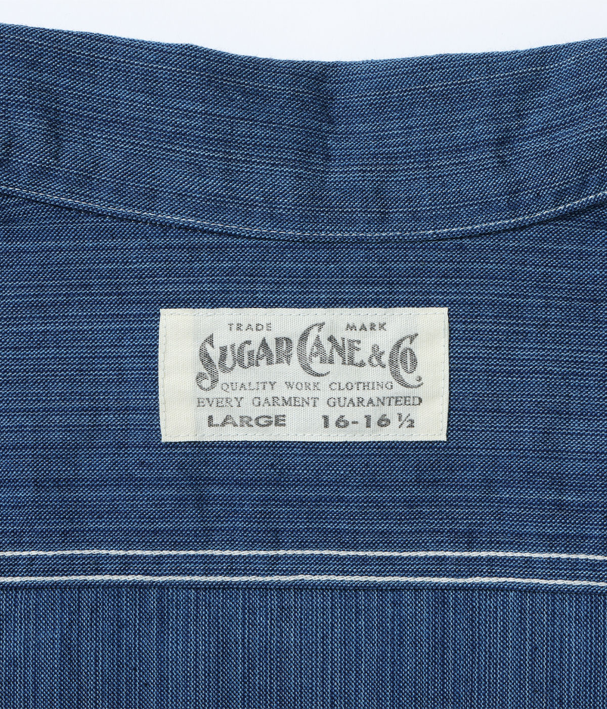 Lot No. SC39512 / FICTION ROMANCE 5oz. RANDOM CHAMBRAY WORK SHIRT