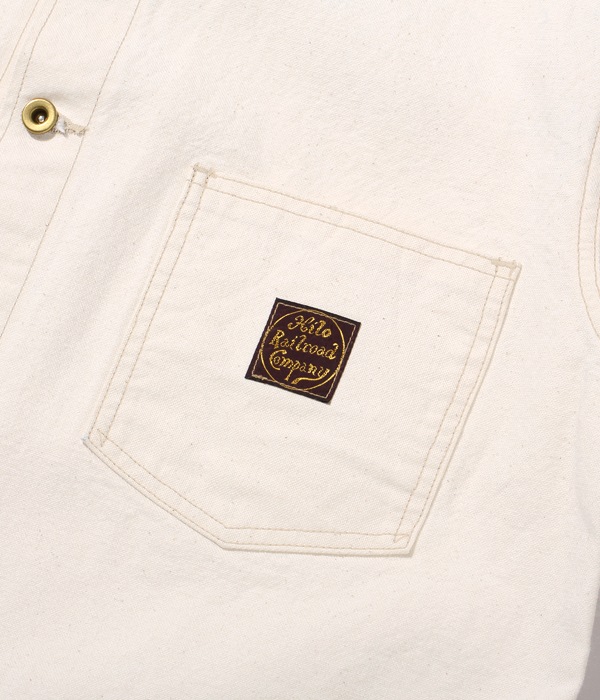 Lot No. SS14787 / SAILOR MOKU PRODUCTS 9.25oz. PINEAPPLE TWEED WORK JACKET "HILO RAILROAD COMPANY"