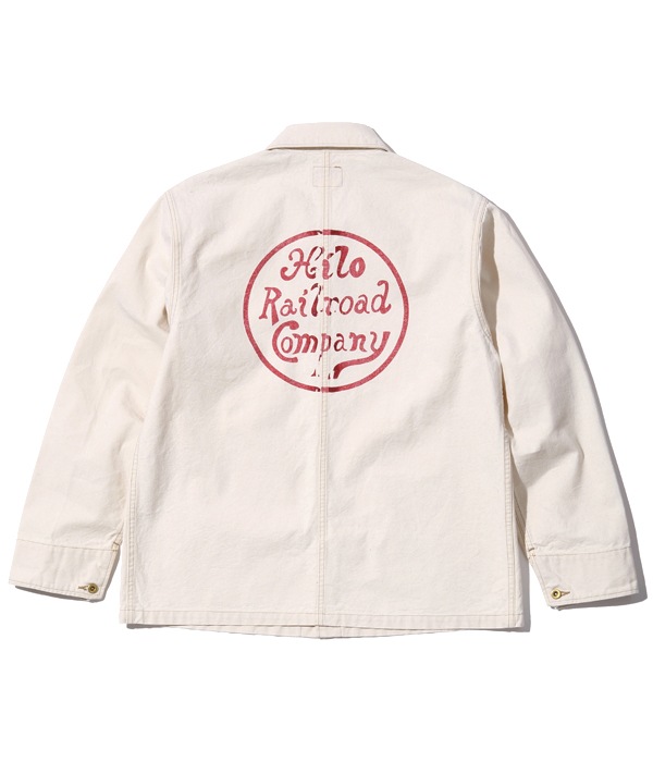 Lot No. SS14787 / SAILOR MOKU PRODUCTS 9.25oz. PINEAPPLE TWEED WORK JACKET "HILO RAILROAD COMPANY"