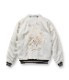 Lot No. TT15197-119 / Mid 1950s Style Velveteen  Acetate Souvenir Jacket KOSHO & CO. Special Edition SKULL  WHITE EAGLE