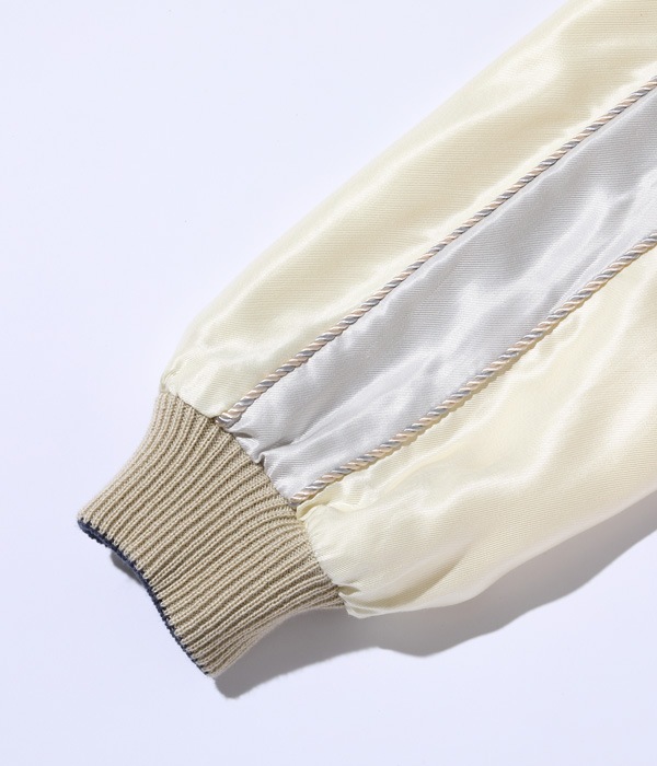 Lot No. TT15390-190 / Late 1940s Style Acetate Souvenir Jacket ��EAGLE�� �� ��JAPAN MAP��