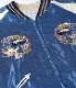 Lot No. TT15390-190 / Late 1940s Style Acetate Souvenir Jacket ��EAGLE�� �� ��JAPAN MAP��