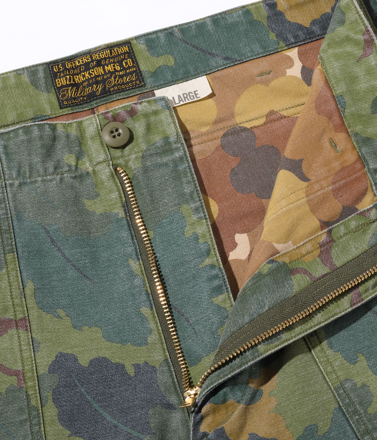 Lot No. BR42452 / MITCHELL PATTERN CAMOUFLAGE TROUSERS CIVILIAN MODEL