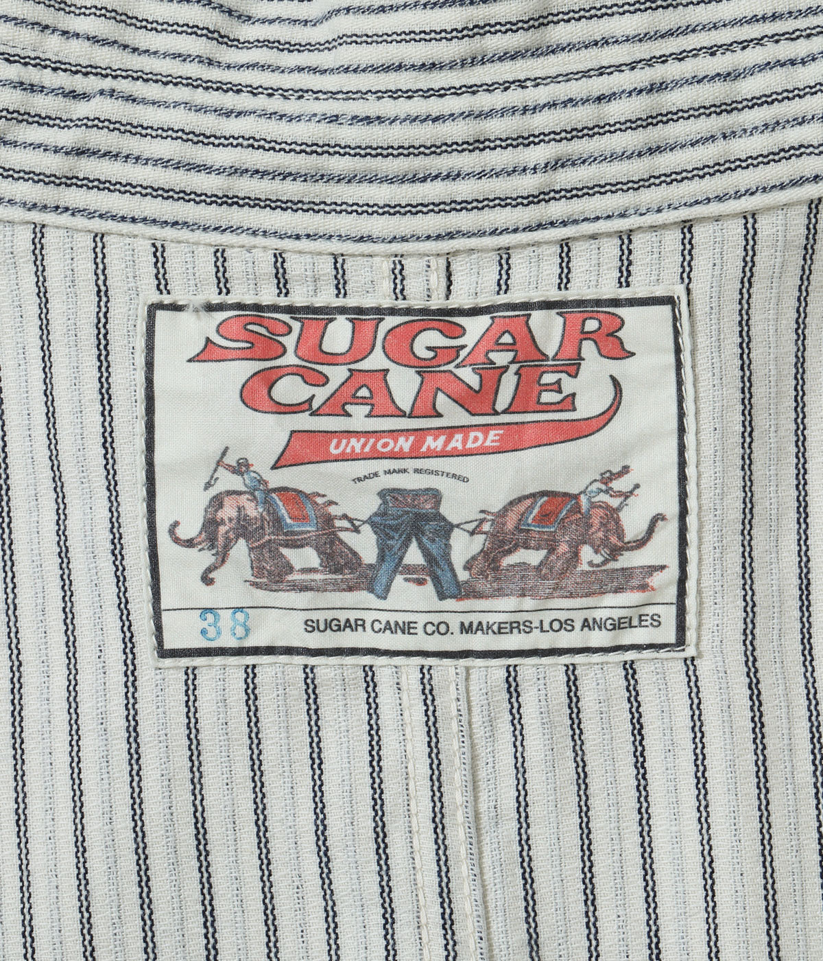 Lot No. SC15899 / FICTION ROMANCE 8oz. INDIGO STRIPE WORK COAT