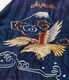 Lot No. TT15982-145 / Mid 1950s Style Acetate Souvenir Jacket ��LANDSCAPE�� �� ��EAGLE�� (AGING MODEL)
