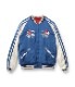 Lot No. TT14974-125 / Late 1950s Style Acetate �� Quilt Souvenir Jacket ��KOSHO & CO.�� Special Edition ��ALASKA MAP�� �� ��ALASKAN EAGLE�� (Reversible Side)
