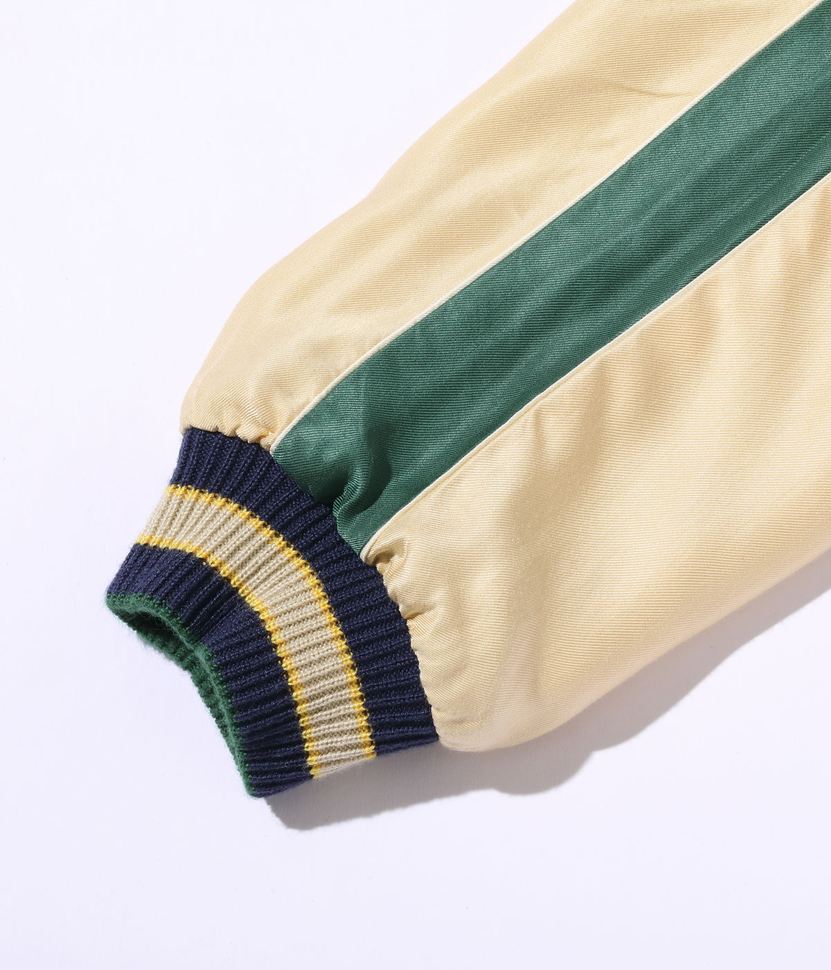 Lot No. TT15492-128 / Mid 1950s Style Acetate Souvenir Jacket ��DRAGON�� �� ��DRAGON & TIGER�� (AGING MODEL)