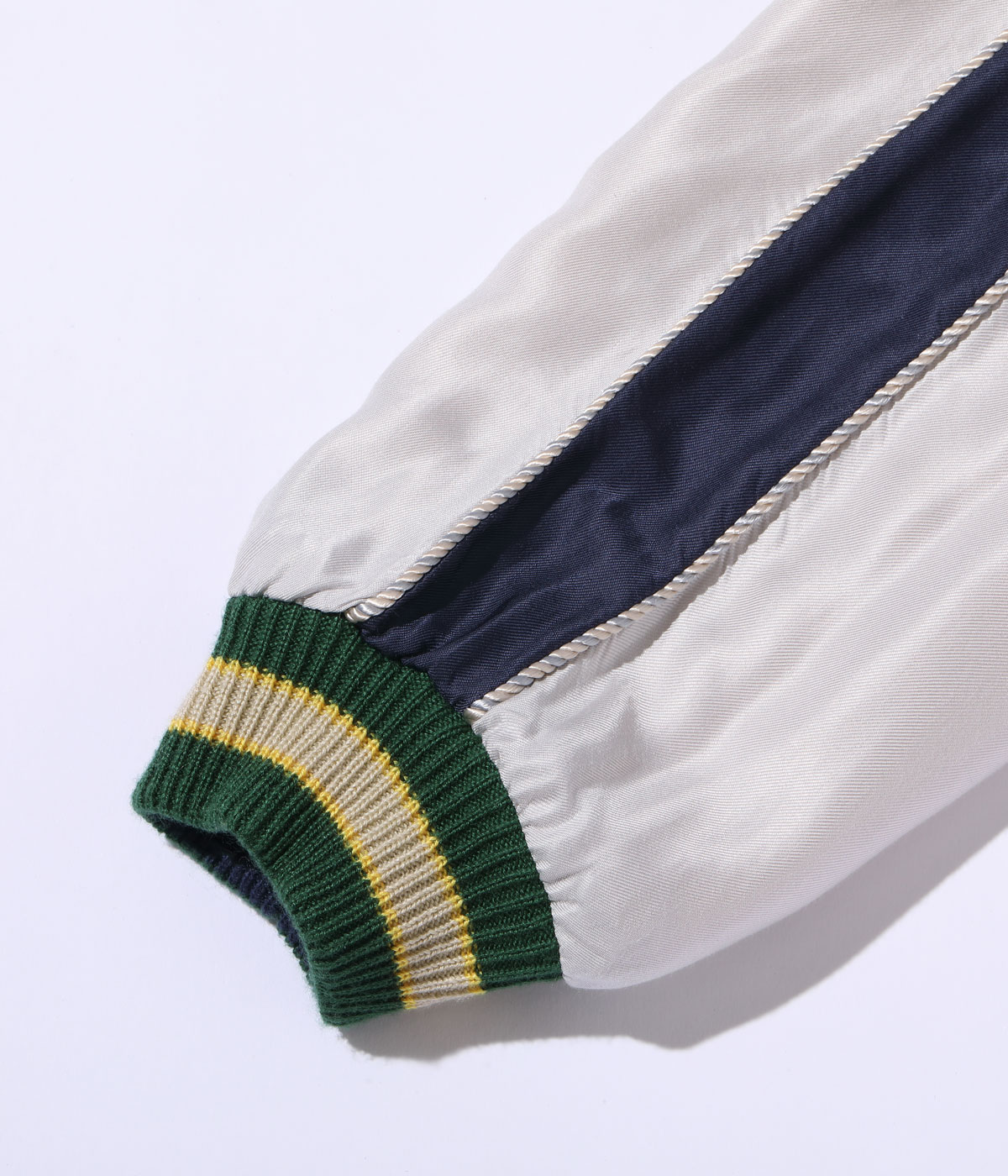 Lot No. TT15492-128 / Mid 1950s Style Acetate Souvenir Jacket ��DRAGON�� �� ��DRAGON & TIGER�� (AGING MODEL)