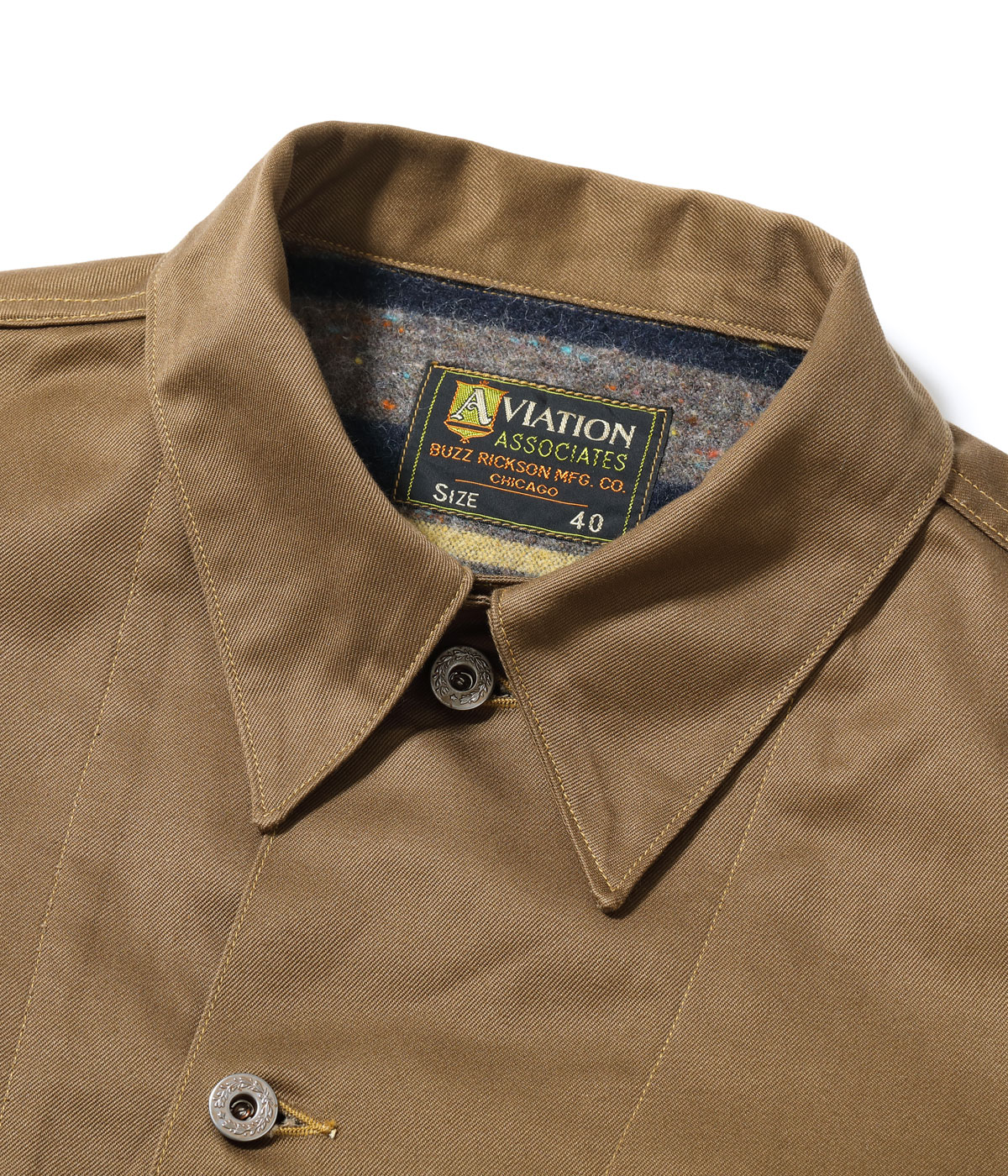 Lot No. BR15770 / AVIATION ASSOCIATES ARMY WORKING JACKET TROY BLANKET LINED