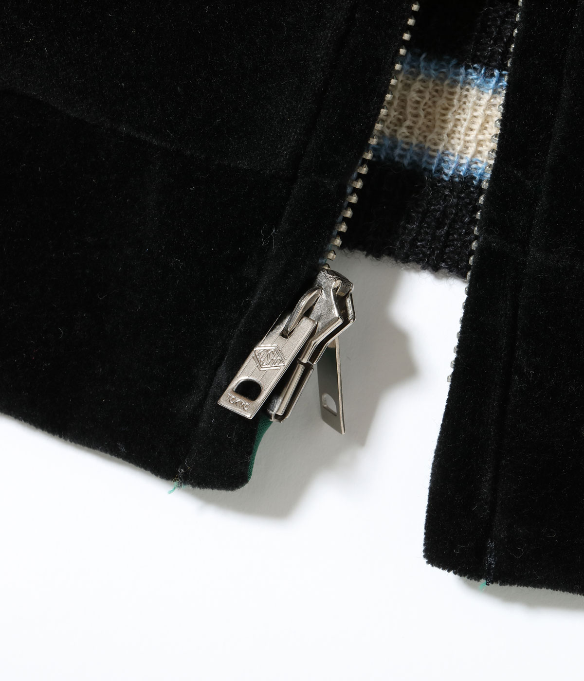 Lot No. TT15809-119 / Mid 1950s Style Velveteen  Acetate Quilted Souvenir Jacket Stencil Paint TOYO ENTERPRISE 60th Anniversary Special Edition TIGER HEAD  EAGLE