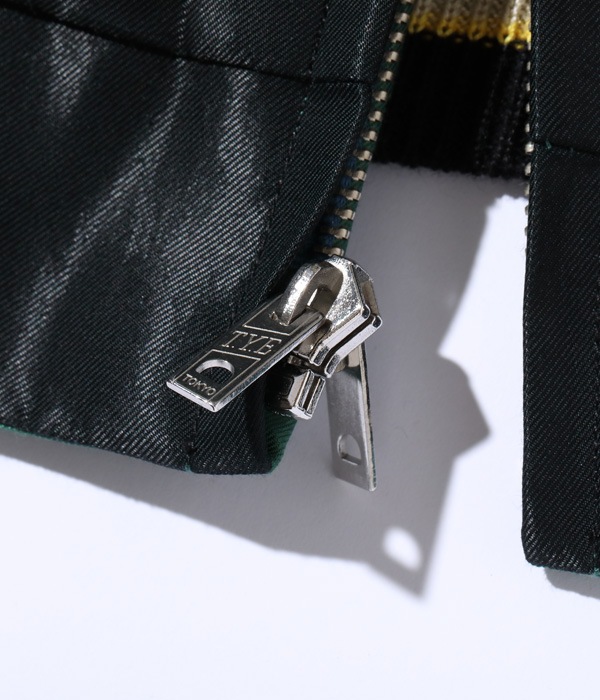 Lot No. TT15390-219 / Early 1950s Style Acetate Souvenir Jacket WHITE DRAGON  LANDSCAPE