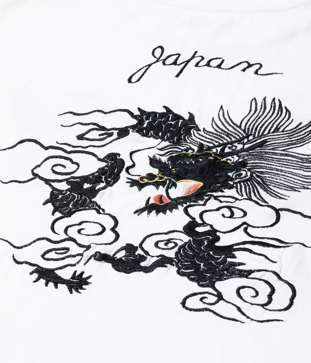 Lot No. TT79588 / SUKA T-SHIRT EMBROIDERED ��DRAGON��