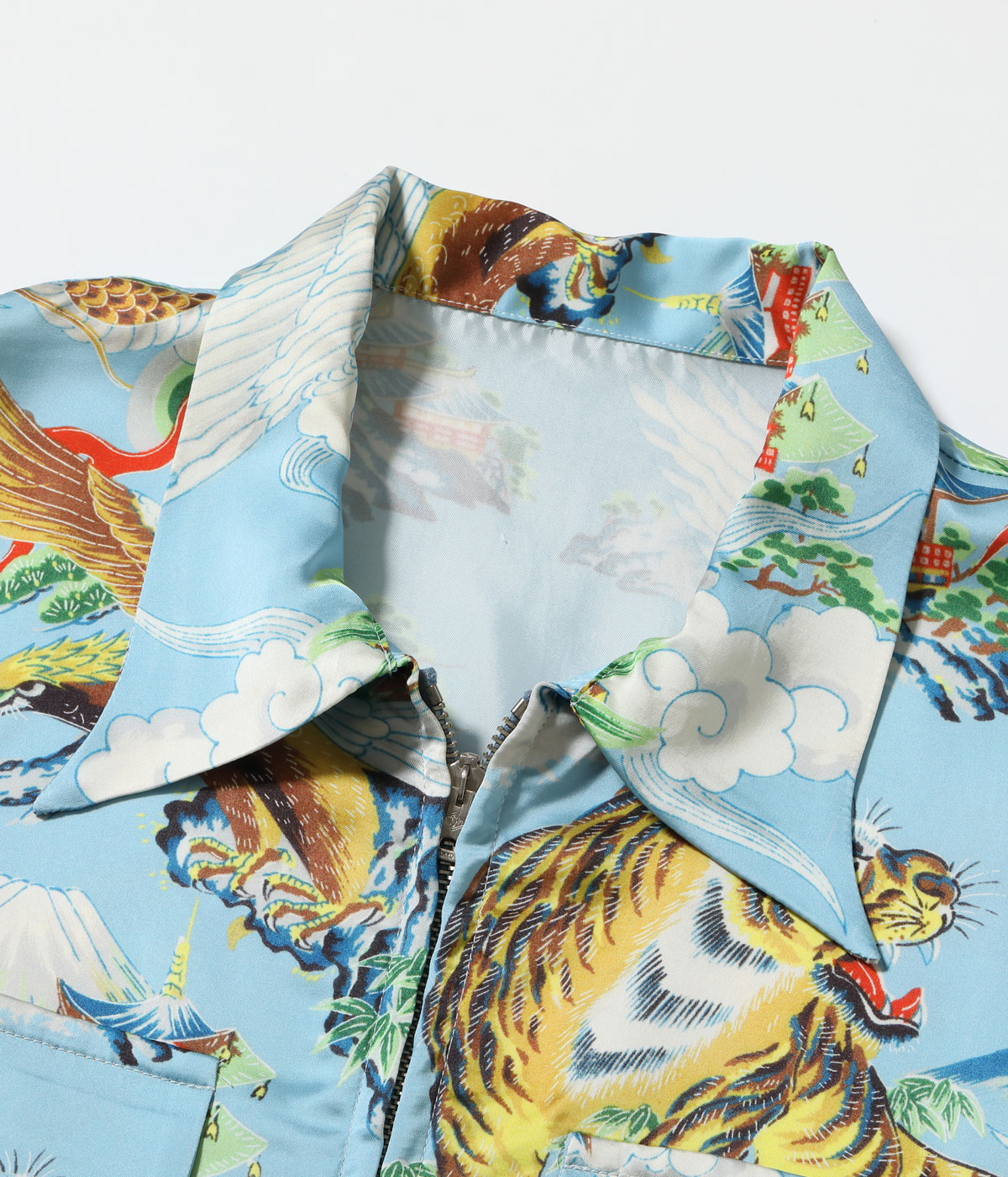 2026ǯ��������ͽ�� / Lot No. TT15914-125 / Late 1940s Style Acetate Souvenir Jacket ��KOSHO & CO.�� Special Edition (Hand Print) ��EAGLE, TIGER & DRAGON (HAND PRINT)��