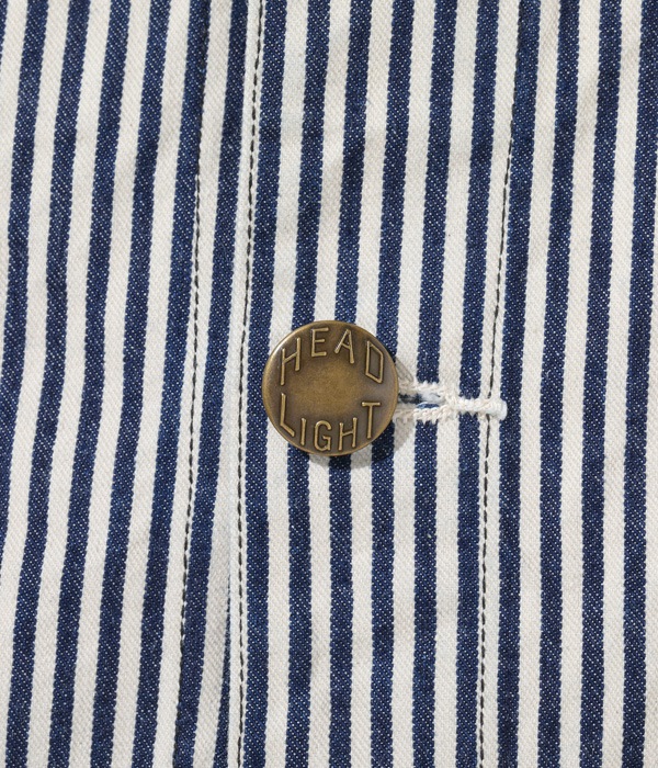 Lot No. HD15235 / HEADLIGHT 11oz. EXPRESS STRIPE WW II WORK COAT
