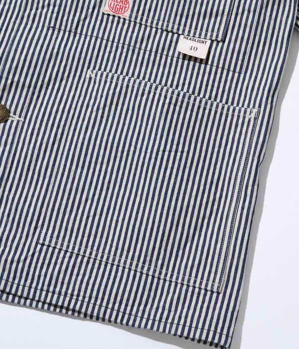 Lot No. HD15235 / HEADLIGHT 11oz. EXPRESS STRIPE WW II WORK COAT