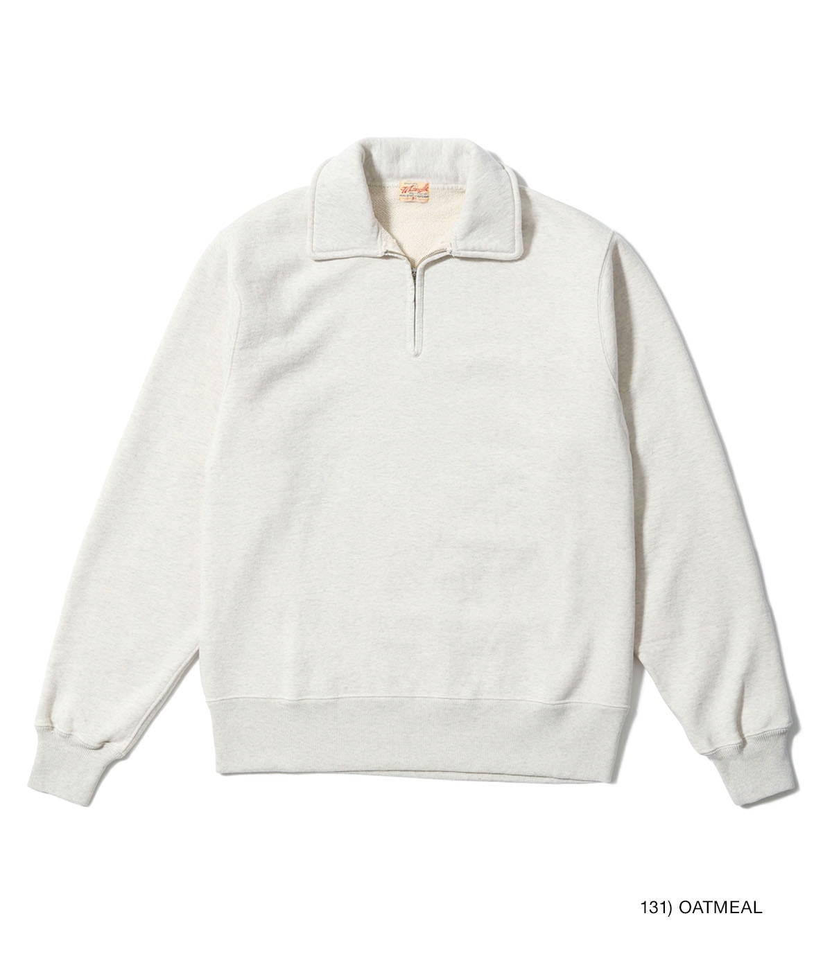 Lot No. WV69641 / HALF ZIP SWEAT SHIRT