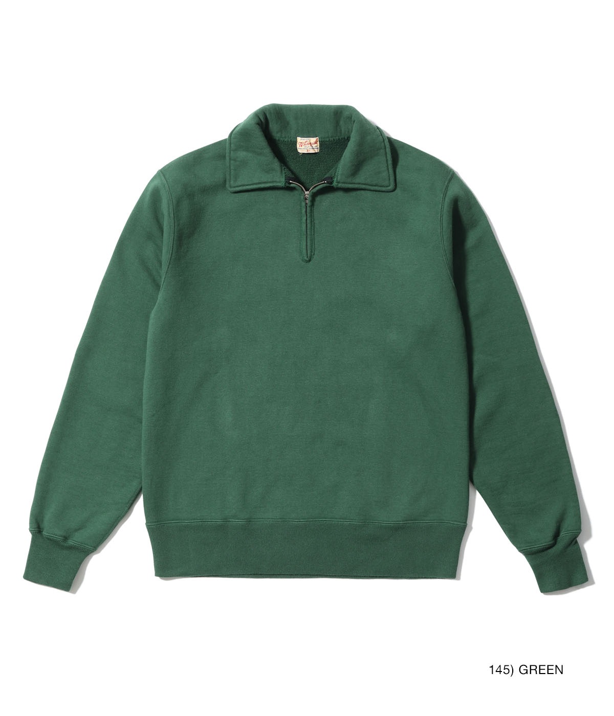 Lot No. WV69641 / HALF ZIP SWEAT SHIRT