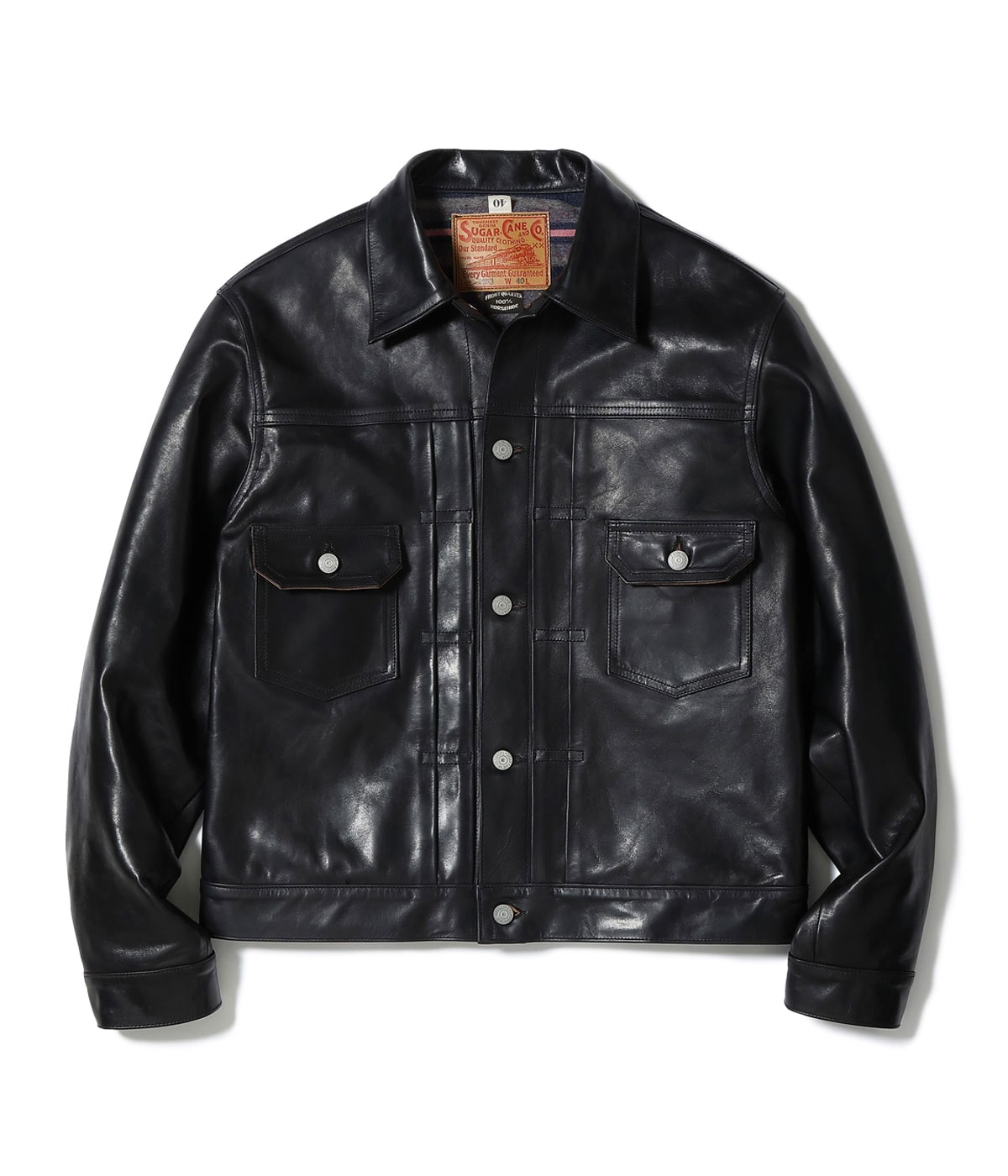 Lot No. SC80681 / BLACK HORSEHIDE LEATHER JACKET 1953 MODEL