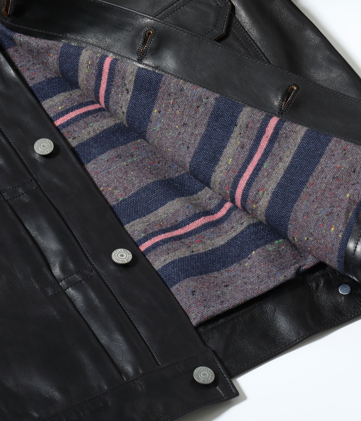 Lot No. SC80681 / BLACK HORSEHIDE LEATHER JACKET 1953 MODEL