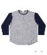 Lot No. WV78687 / WHITESVILLE 14/- THREE QUARTER SLEEVE BASEBALL T-SHIRT
