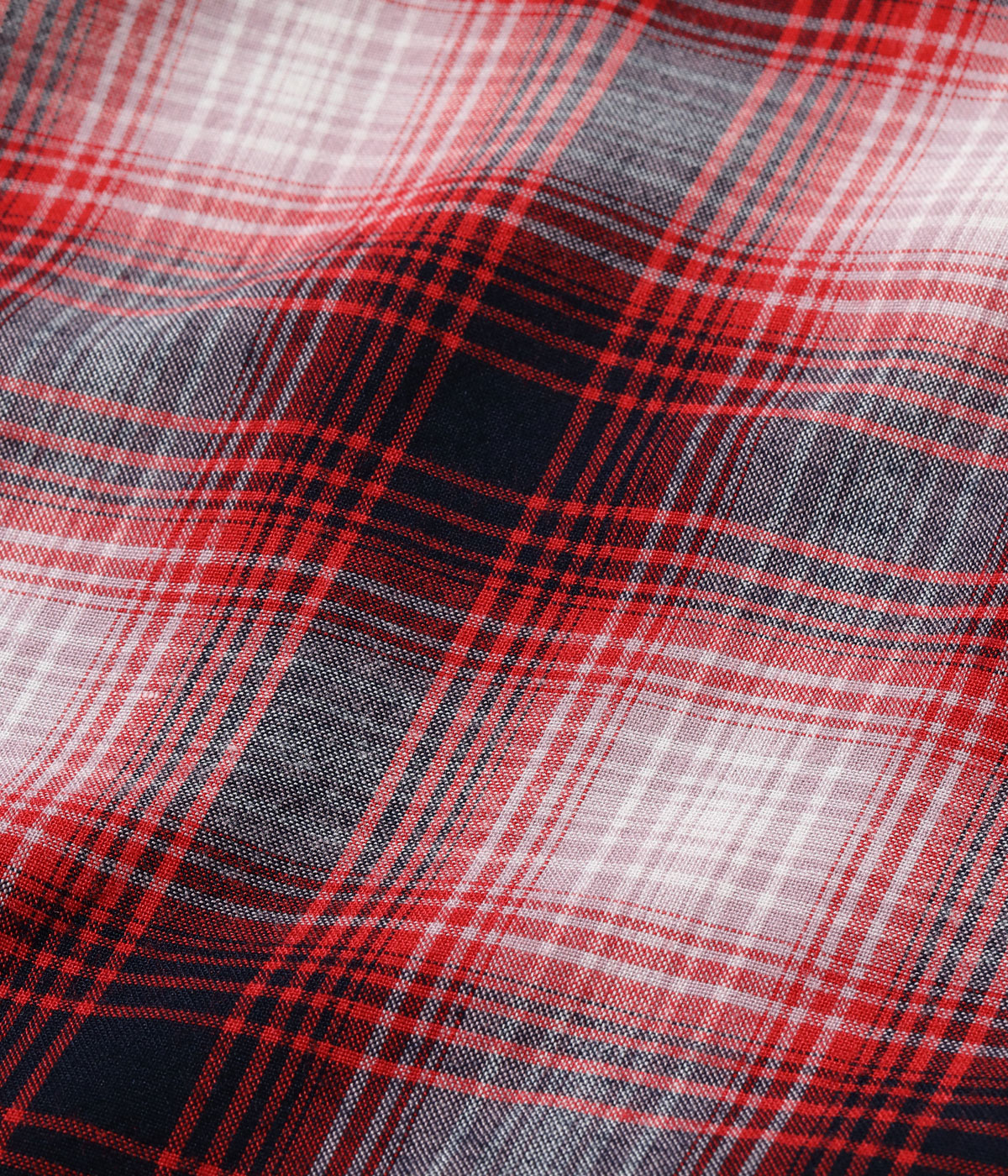 Lot No. SC29263 / RAYON OMBRE CHECK OPEN SHIRT