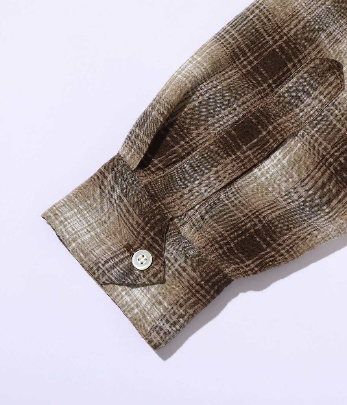 Lot No. SC29263 / RAYON OMBRE CHECK OPEN SHIRT