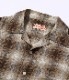 Lot No. SC29263 / RAYON OMBRE CHECK OPEN SHIRT