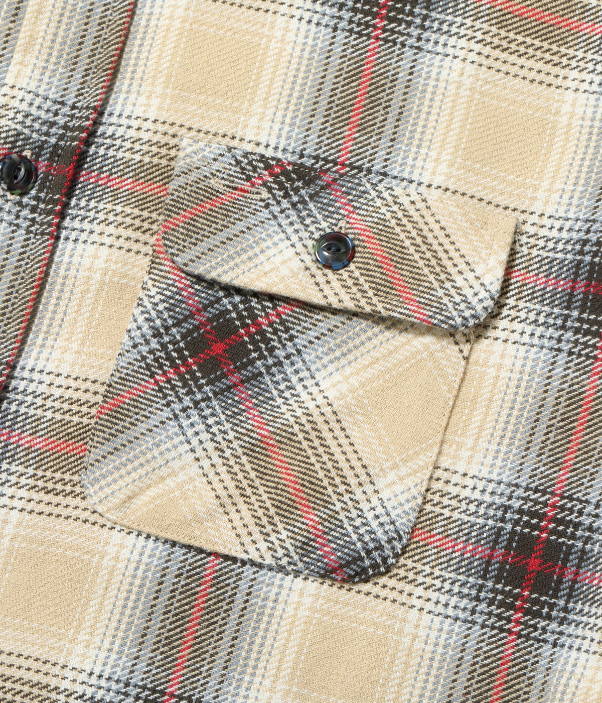 Lot No. SC29365 / FICTION ROMANCE TWILL CHECK WORK SHIRTS