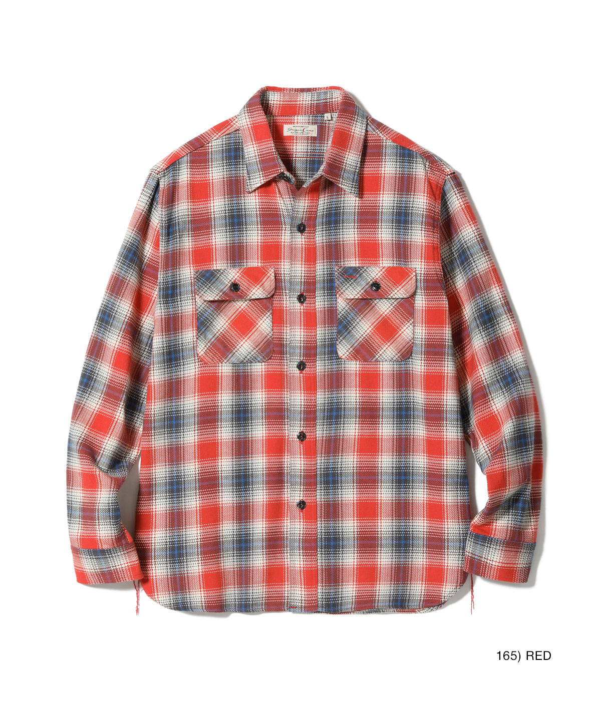 Lot No. SC29365 / FICTION ROMANCE TWILL CHECK WORK SHIRTS