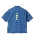 Lot No. MO39391 / MODUCT CHINO DENIM SCRAB SHIRT with CRACK PRINT AGING MODEL