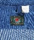 Lot No. MO39391 / MODUCT CHINO DENIM SCRAB SHIRT with CRACK PRINT AGING MODEL