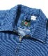 Lot No. MO39391 / MODUCT CHINO DENIM SCRAB SHIRT with CRACK PRINT AGING MODEL