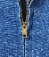 Lot No. MO39391 / MODUCT CHINO DENIM SCRAB SHIRT with CRACK PRINT AGING MODEL