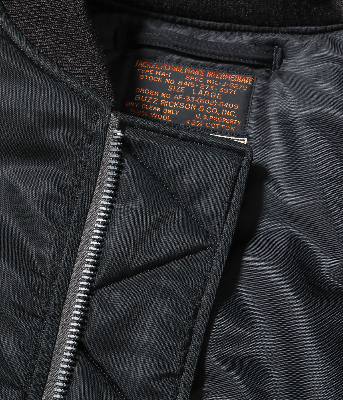 2025ǯ1029 / Lot No. BR15772 / WILLIAM GIBSON COLLECTION Type BLACK MA-1 LONG MODEL ALBERT TURNER & CO., INC. MODEL