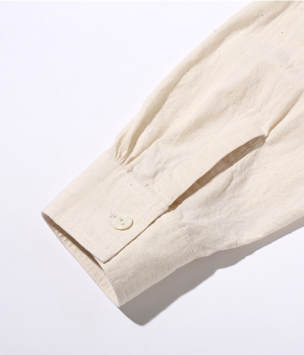Lot No. SS28523 / SAILOR MOKU PRODUCTS WHITE CHAMBRAY WORK SHIRT "HILO RAILROAD COMPANY"