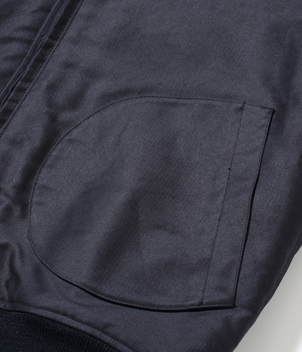 Lot No. BR14941 / DECK ZIP ALPACA & WOOL PILE LINING NAVY DEPARTMENT