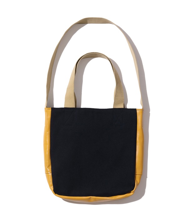 Lot No. WV02752 / 30oz. WOOL MELTON COW HIDE LEATHER AWARD BAG