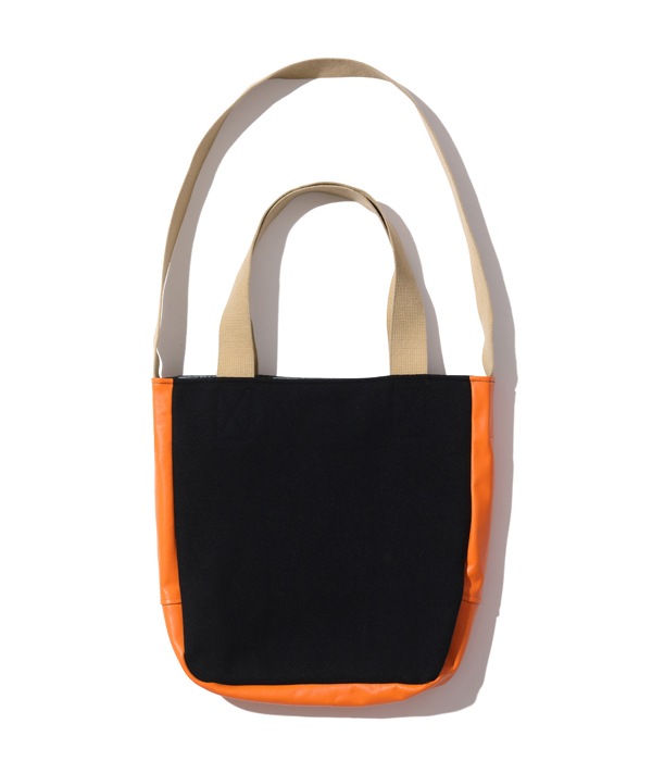 Lot No. WV02752 / 30oz. WOOL MELTON COW HIDE LEATHER AWARD BAG