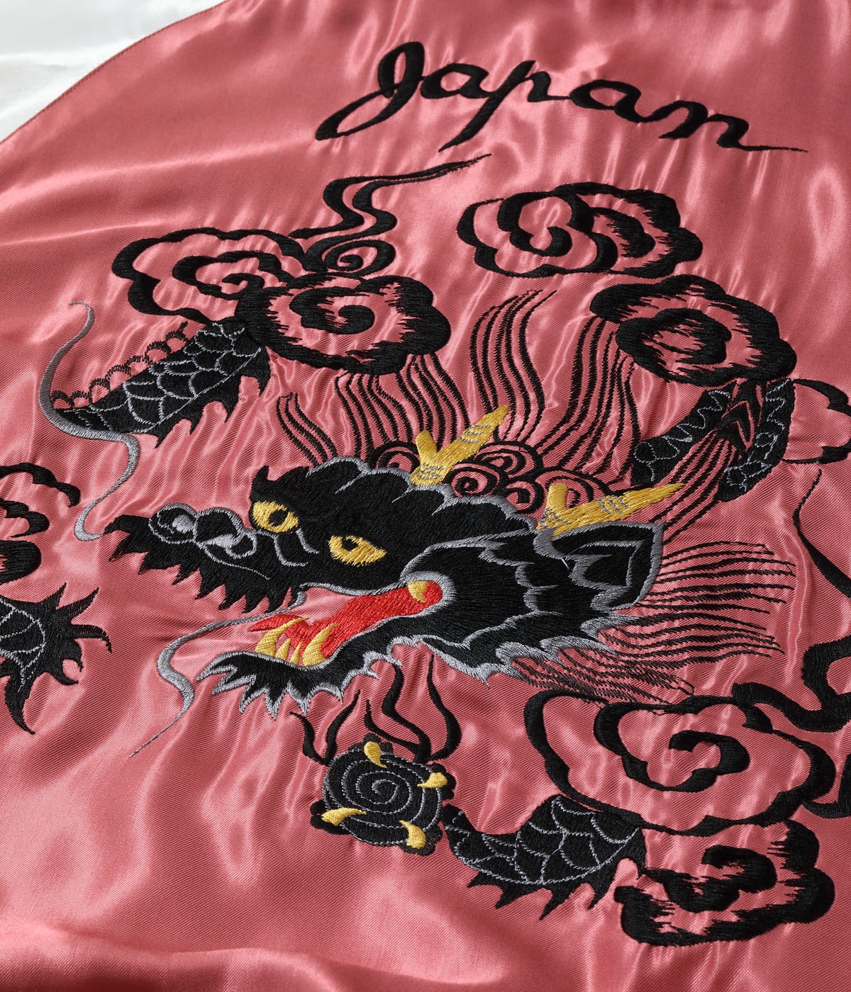 Lot No. TT15542-125 / Mid 1950s Style Acetate Souvenir Jacket ��ROARING TIGER�� �� ��BLACK DRAGON��