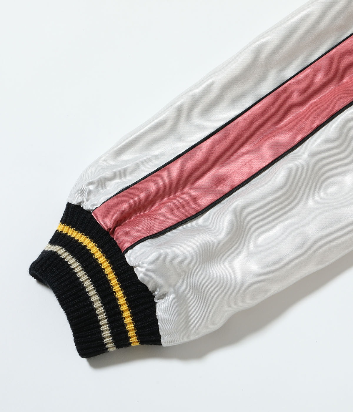 Lot No. TT15542-125 / Mid 1950s Style Acetate Souvenir Jacket ��ROARING TIGER�� �� ��BLACK DRAGON��