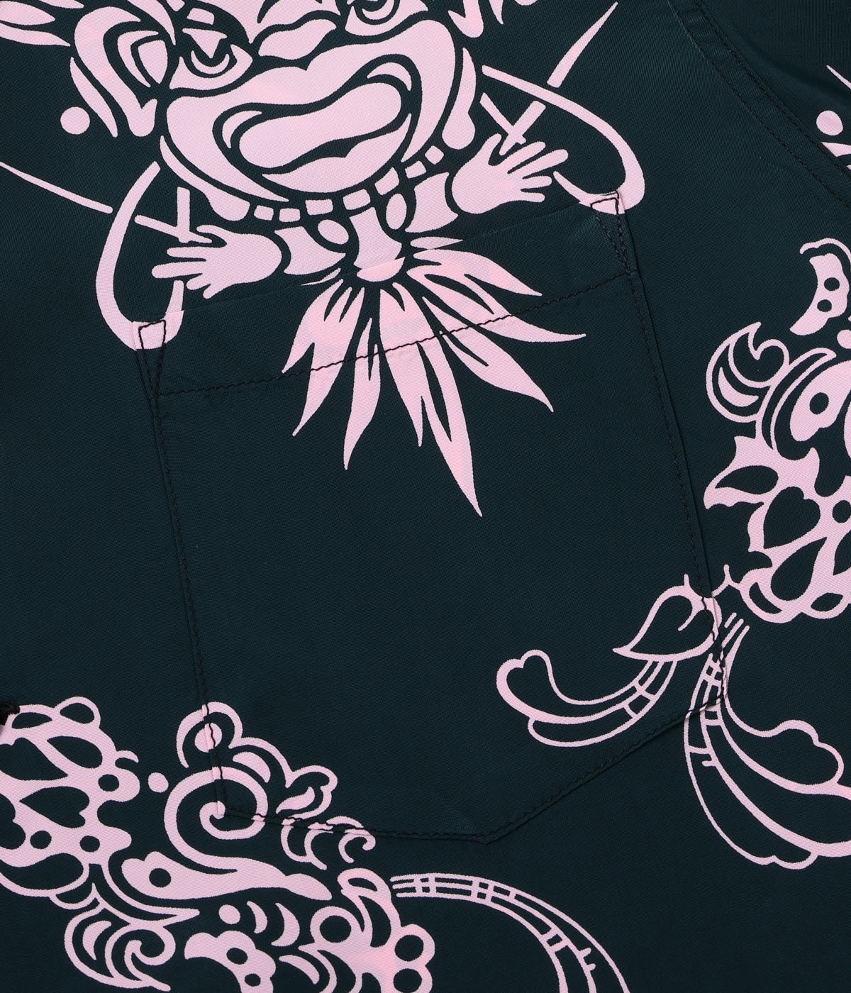 Lot No. SS39611 / RAYON HAWAIIAN SHIRT ��INCARNATION OF GOD��