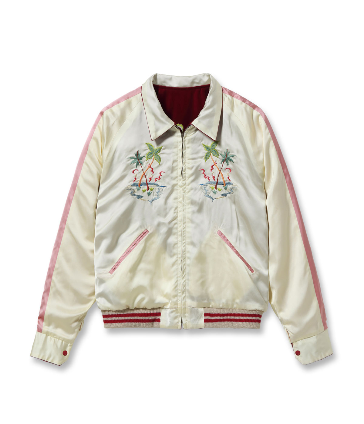 Lot No. TT16010-170 / Late 1950s Style Velveteen �� Acetate Souvenir Jacket ��KOSHO & CO.�� Special Edition ��GUAM ISLANDS�� �� ��SEAHORSE��
