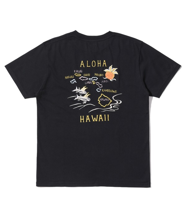 Lot No. TT78774 / SUKA T-SHIRT EMBROIDERED ALOHA HAWAII