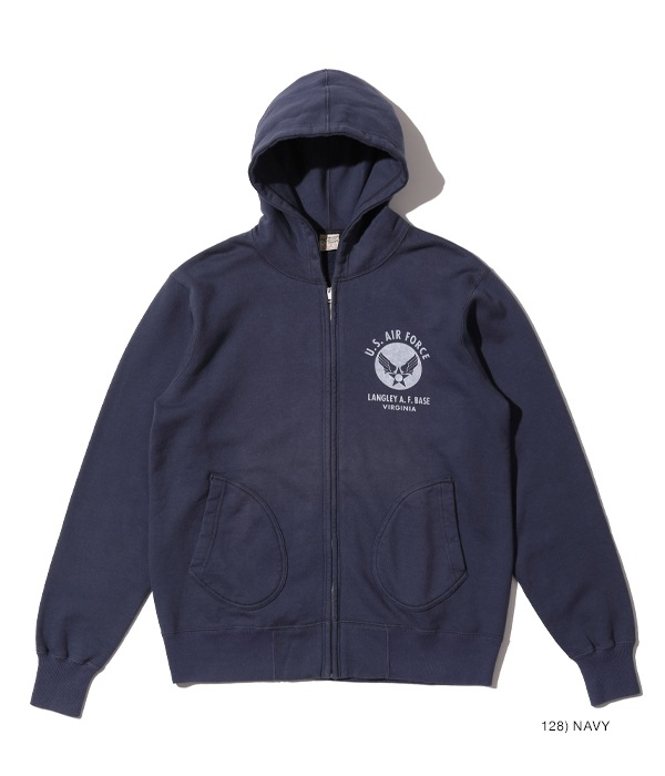 Lot No. BR65599 / FULL ZIP SWEAT PARKA U.S. AIR FORCE