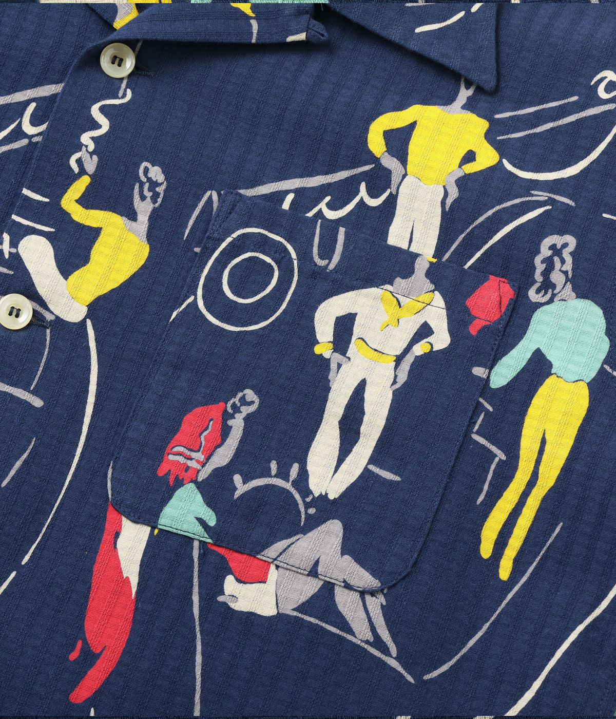 Lot No. SH39319 / DOBBY COTTON OPEN SHIRT SEA CRUISE